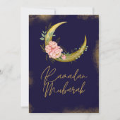 Élégante carte Ramadan Moubarak (Devant)