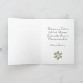 Elégante carte rose 71e anniversaire pour Soeur (Intérieur)