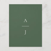 Elégante carte RSVP de mariage botanique de citron (Dos)