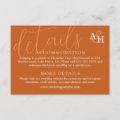 Elégante carte RSVP de mariage de calligraphie ora (Devant)