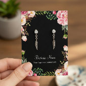 Élégante Cartes d'affichage à oreille rose rose pâ