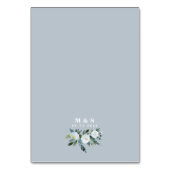 Elégante Cartes de boîtier Mariage couleur bleu-bl (Dos)