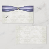 Elégante Cartes De Lieu De Mariage (Devant / Derrière)