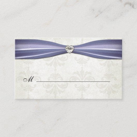 Elégante Cartes De Lieu De Mariage (Devant)