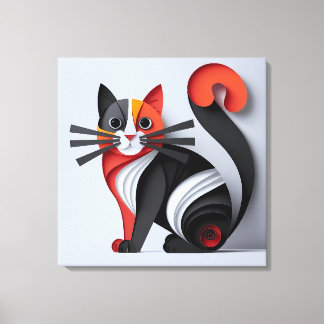 Elegante Cat wanddecoratie