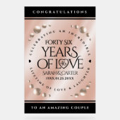 Élégante célébration du 46e anniversaire du Mariag (Recto)