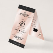 Élégante célébration du 46e anniversaire du Mariag (Back)