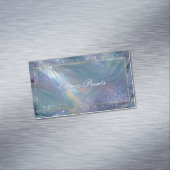 Elegante Celestial Galaxy Alcohol Ink Magnetisch Visitekaartje (Voorbeeld)