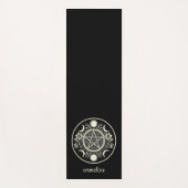 Elegante Celestial Sun Moon gepersonaliseerd Yogamat (Voorkant)
