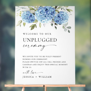 Élégante cérémonie Mariage débranchée de Blue Hydr