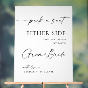 Élégante cérémonie minimaliste de Mariage de calli