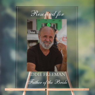 Élégante Chaise commémorative de mariage Vignette 