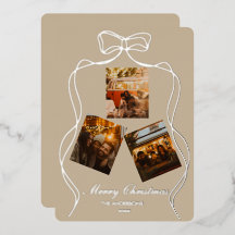 Elegante Champagne Beige Zilveren Folie Foto