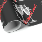 Elegante Champagne Cadeaupapier (Rol Hoek)