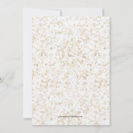 Elegante champagne en ballonnen verjaardag kaart (Achterkant)