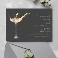 Elegante champagne toast foto verlovingsfeest