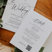 Elegante Charm Eenvoudige Bruiloft Uitnodigingen m