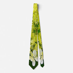 Elegante Chartreuse Groene Limelight Hortensia Stropdas