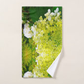 Élégante Chartreuse Vert Limelight Hydrangea (Serviette à main)