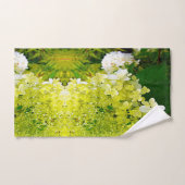 Élégante Chartreuse Vert Limelight Hydrangea (Serviette à main)