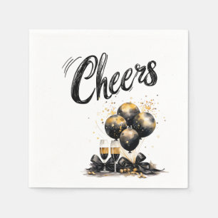 Elegante "Cheers" viering servetten