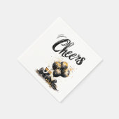 Elegante "Cheers" viering servetten (Hoek)