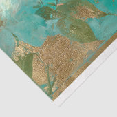 Elegante Cheetah en Bloemen Decoupage Tissuepapier (Detail)