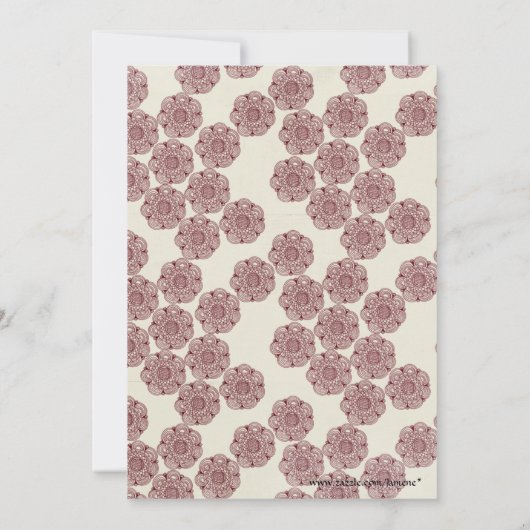 elegante chic bachelorette - partij nodigt uit kaart (Achterkant)