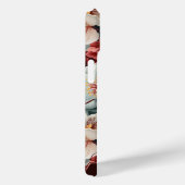 Elegante Chic Bloemen met Douanenaam/Monogram Case-Mate iPhone Case (Achterkant / Rechts)