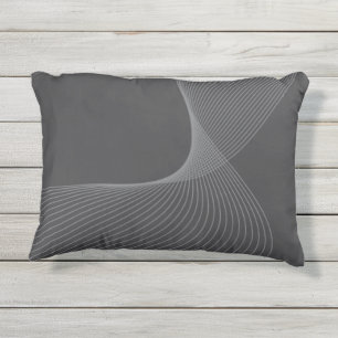 Elegante, chic, eenvoudige, moderne grafische patr buitenkussen