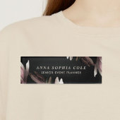 Elegante Chic Flowers Medewerker Personeel Naambadge