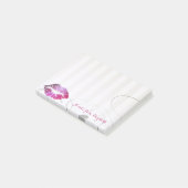 Elegante Chic Stijlvolle Meisjesachtige , Lippen Post-it® Notes (Schuin)