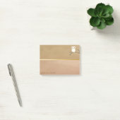 Elegante Chic Stijlvolle Uil-Personalized Post-it® Notes (Kantoor)
