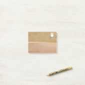 Elegante Chic Stijlvolle Uil-Personalized Post-it® Notes (Op bureau)