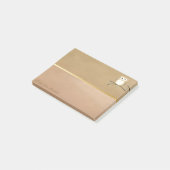 Elegante Chic Stijlvolle Uil-Personalized Post-it® Notes (Schuin)