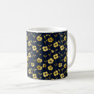 Elegante Chic Stijlvolle Vrouwelijke Trendy Zwarte Koffiemok
