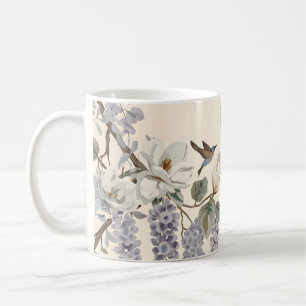 Elegante Chinoiserie Bloemen & Vogels Koffiemok
