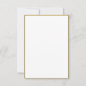 Elégante Chinoiserie Floral carte RSVP (Dos)