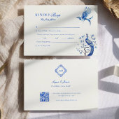 Élégante Chinoiserie Meal Choice Wedice RSVP