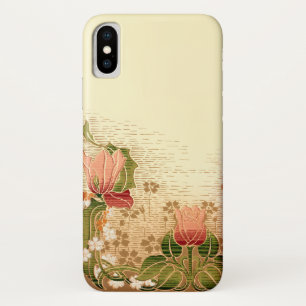 Elegante chique Art Nouveau Floral iPhone X Hoesje