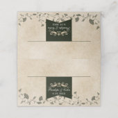 Elegante  Chique Bibliotheek Trouwplaats Kaarten (Buitenkant ongevouwen)