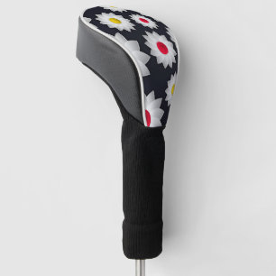 Elegante chique bloemenkersenbloesem zonnebloem golfheadcover