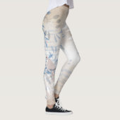 Elegante chique botanische vogel leggings (Rechts)