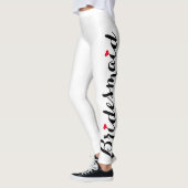 Elegante Chique Bruidsmeisje Trouw Bachelorette Fe Leggings (Links)