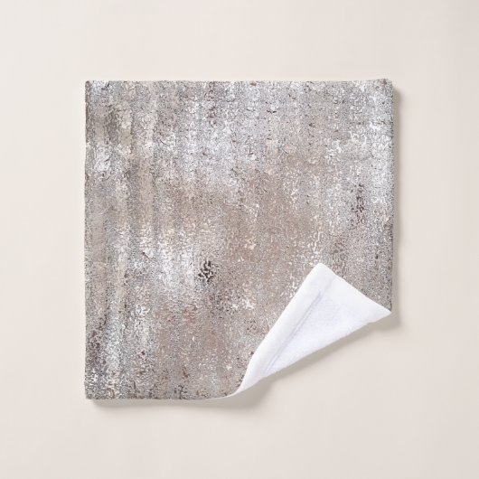 Elegante chique faux bruin goud sprankelende glitt bad handdoek (Wasdoekje)