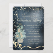 Elegante chique kerstboom, Kerstfeest  Kaart (Voorkant)