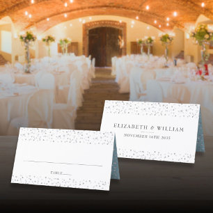 Elegante Chique Moderne Liefdes Hartjes Confetti