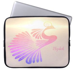 Elegante Chique Pauw Laptop Sleeve