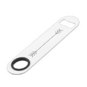 elegante chique PIJL | Speed Flessenopener (Achterkant Gekanteld)