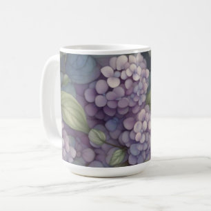 Elegante chique stoffige paarse boho waterverf blo koffiemok